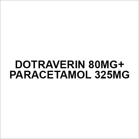 Dotraverin 80mg - Paracetamol 325mg Tablets | Pain Relief for Adults, 95-99% Purity, General Medicine Grade, For Mild to Moderate Pain
