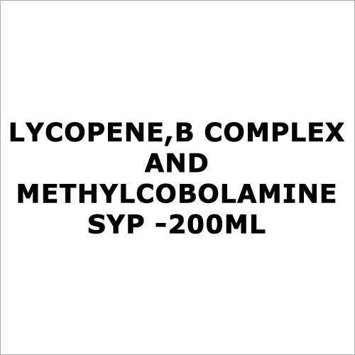 Lycopene,B Complex And Methylcobolamine Syp -200Ml Liquid