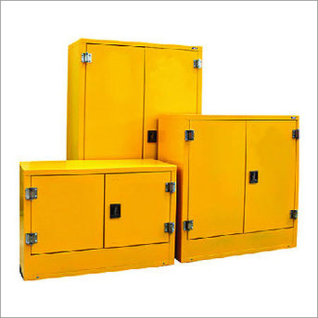 Yellow Flammable Cabinets