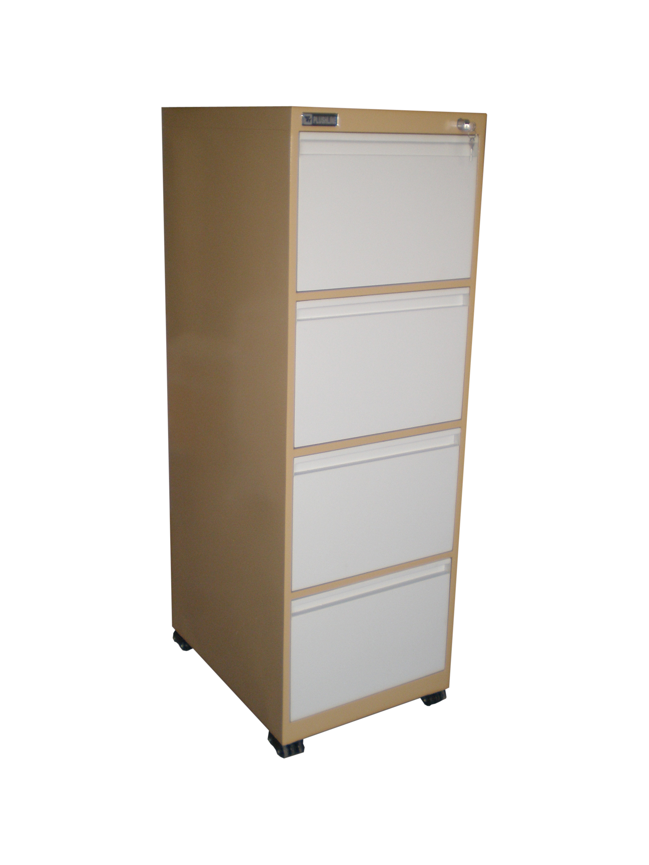 4 Drawer Filing Cabinet - Metal, 70x40x120cm, Grey | Durable Design, Easy Access, Secure Storage, Efficient Filing, Space Saving