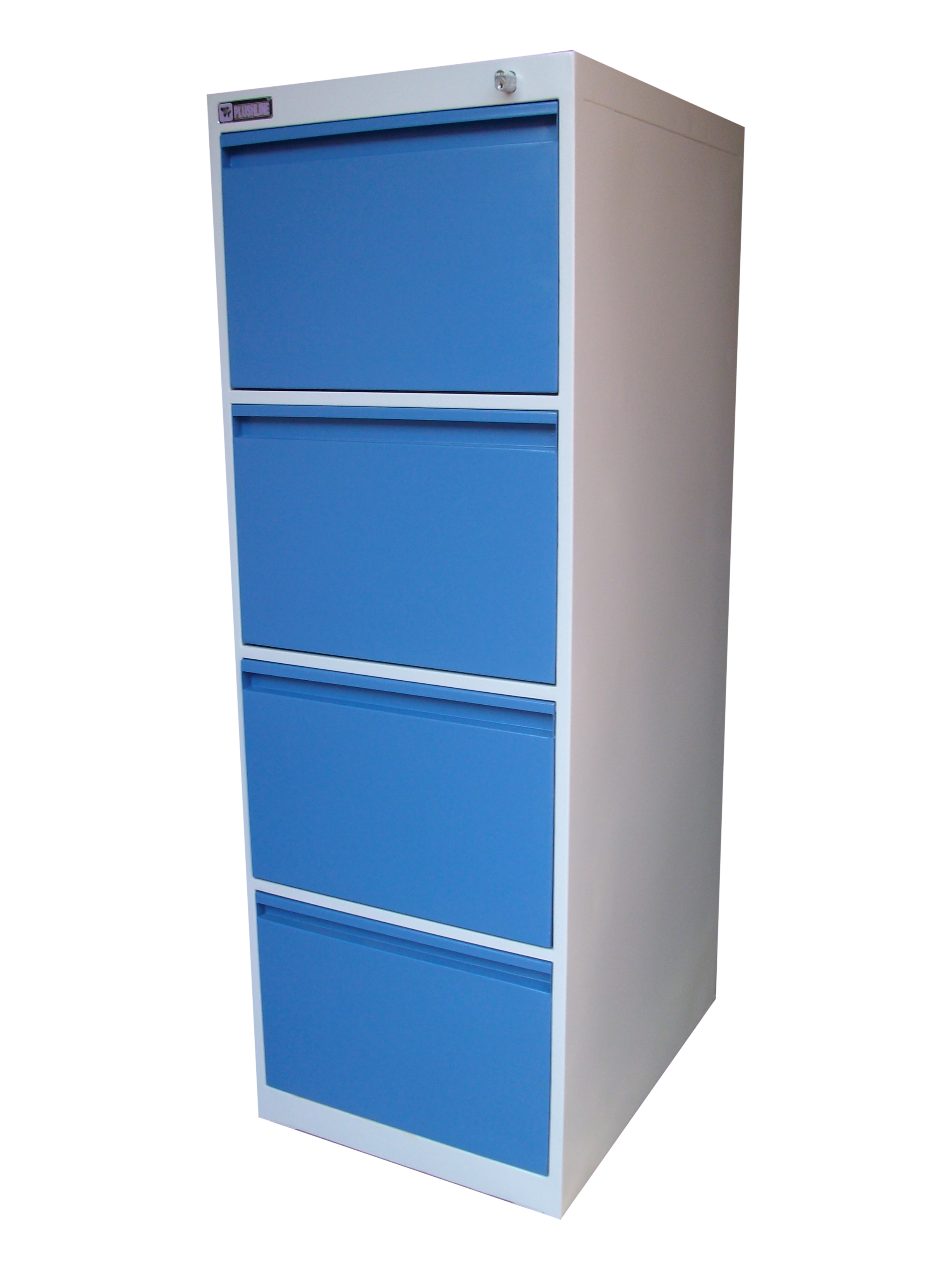 4 Drawer Filing Cabinet - Metal, 70x40x120cm, Grey | Durable Design, Easy Access, Secure Storage, Efficient Filing, Space Saving