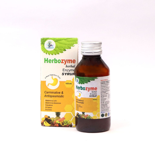 Herbozyme - Premium Herbal Tonic for Enhanced Digestion | Stimulates Appetite, Relieves Bloating, Eases Muscle Spasms