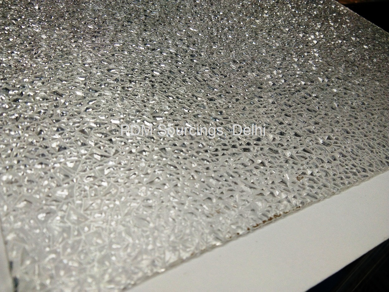 Polycarbonate Diamond Sheet - 1.6mm Thickness, 3-7ft Width, 100ft Length | Clear, Blue, Brown, Green - Iso Certified, Uv Protected, 100% Virgin Material