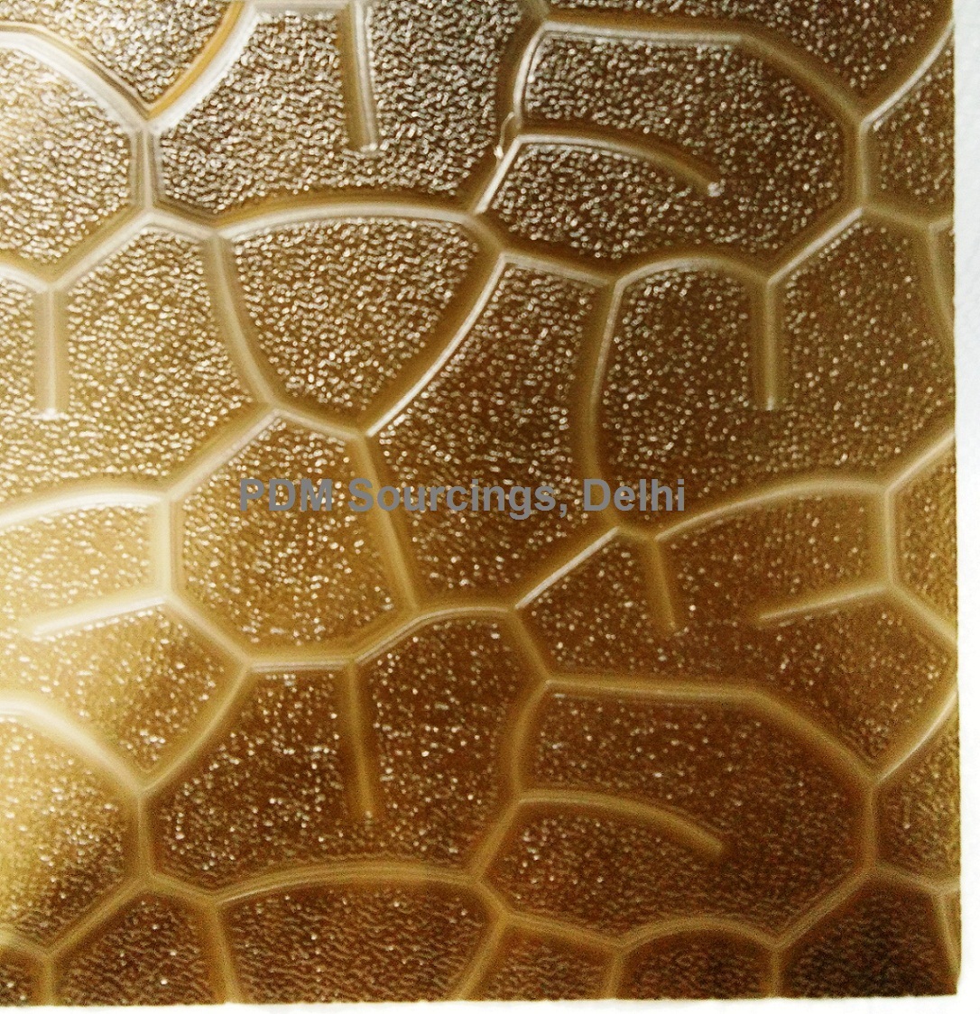 Polycarbonate Mosaic Sheet - 1.6mm Thickness, 3-7 Feet Width, 100 Feet Length | Clear And Brown Colors, Uv Protected, Iso Certified From Vibrant Sapphire