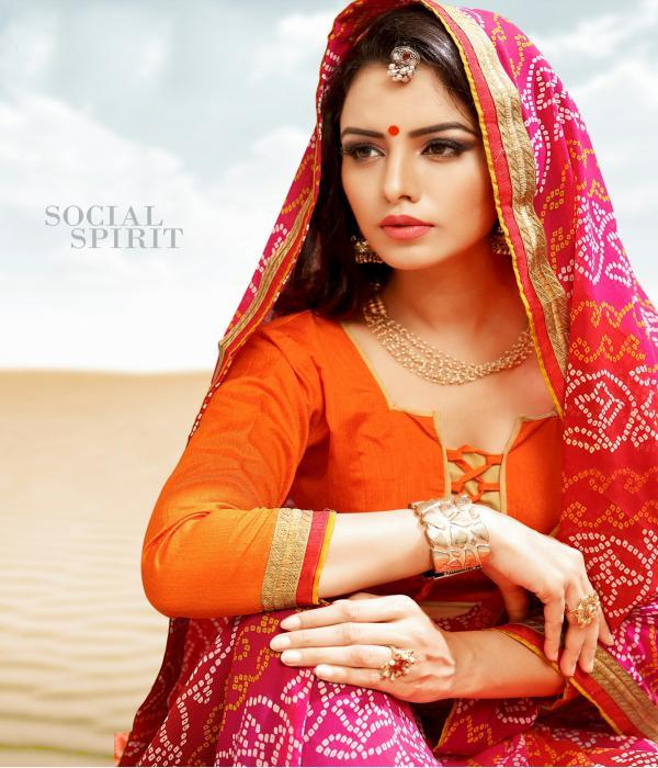 Digital Printed Saree