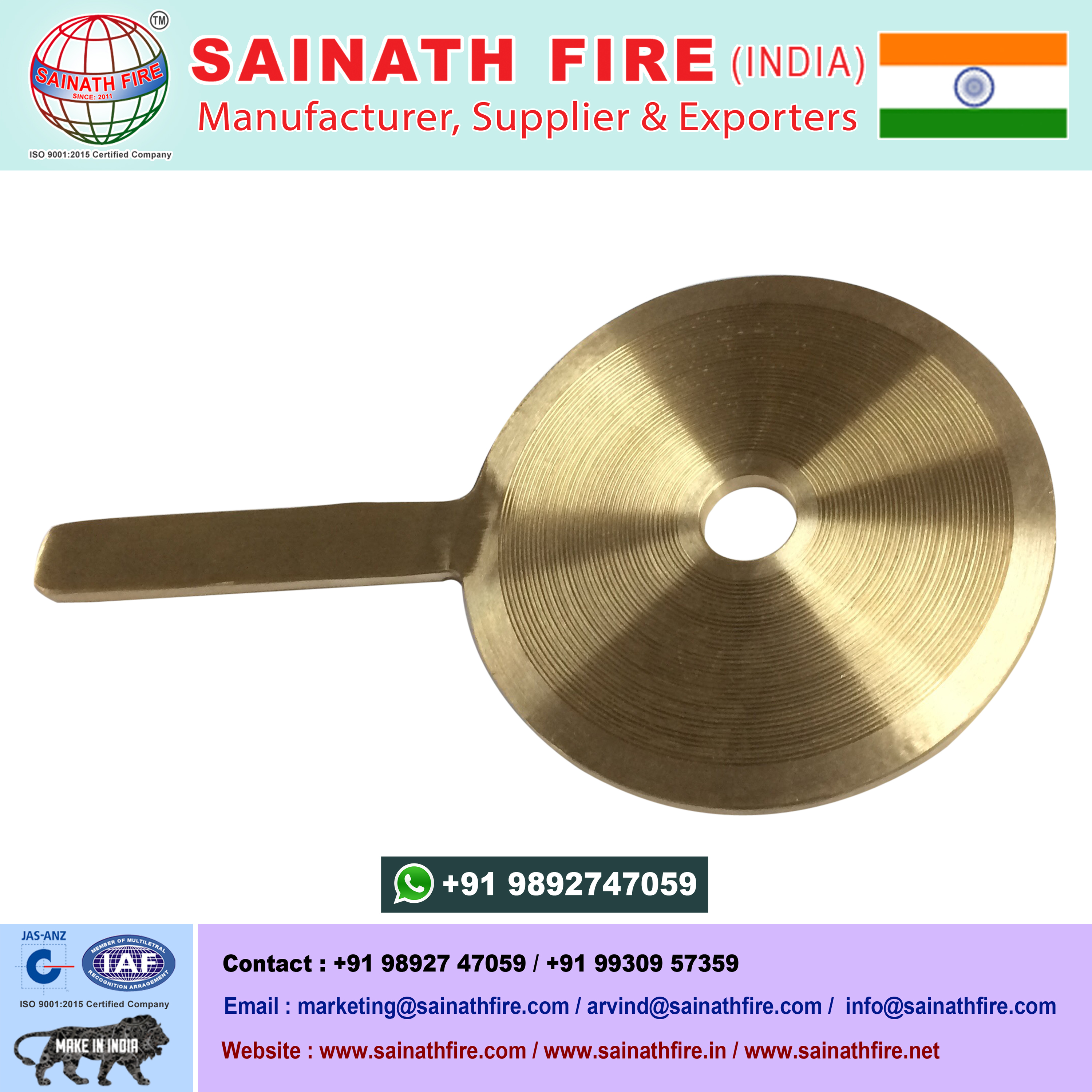 Orifice Plate - Brass, Gun Metals, Stainless Steel | High-quality Manufacturing, 2-year Warranty