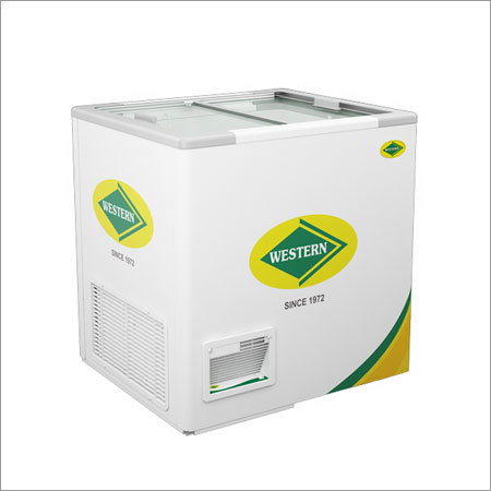 ग्लास टॉप डीप फ्रीज़र