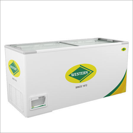 Curved Glass Top Freezer Capacity: 500 Liter