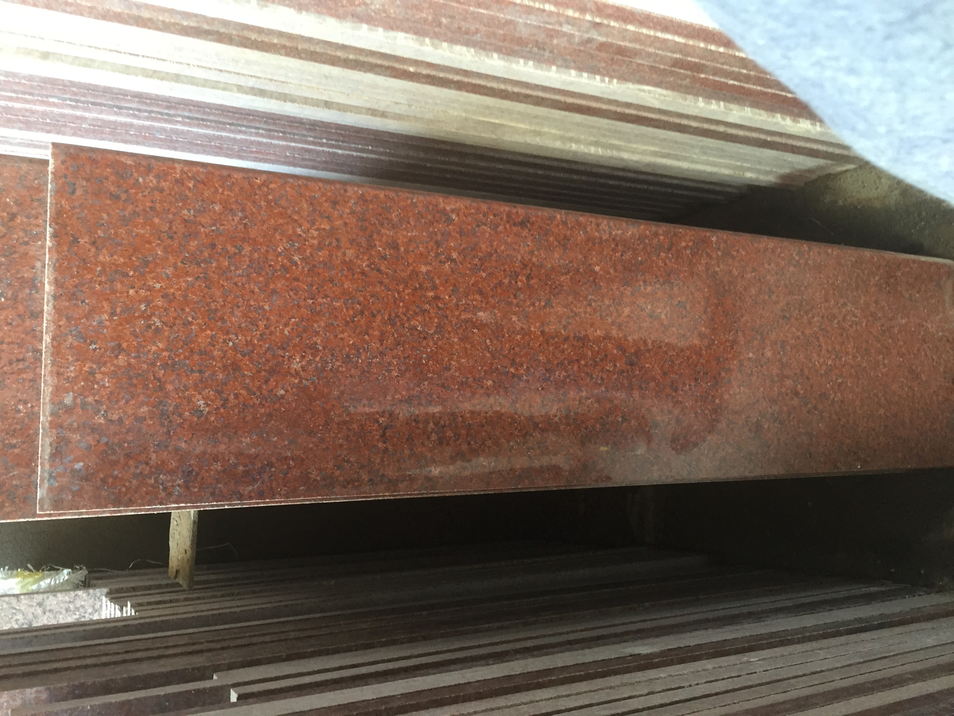 New Imperial Red Granite Tiles & Slabs Application: Flooring