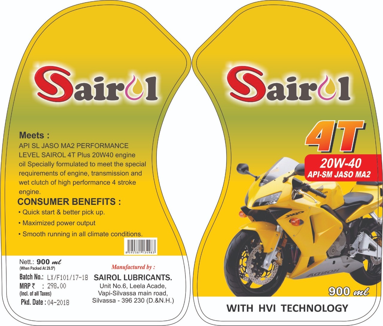 Offset Printing Label