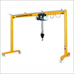 Trolley Crane - Heavy-Duty Material Handling Unit | Optimized Performance, Pendant Throttle Control, Hook Hoist Clevis Integration