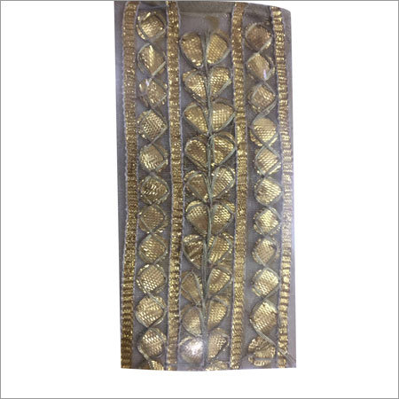 Handmade Laces - Fabric & Beads, Variable Length & Width, Pink Floral Design | Adds Beauty, Durable, Elegant Design, High Quality, Intricate Details, Versatile