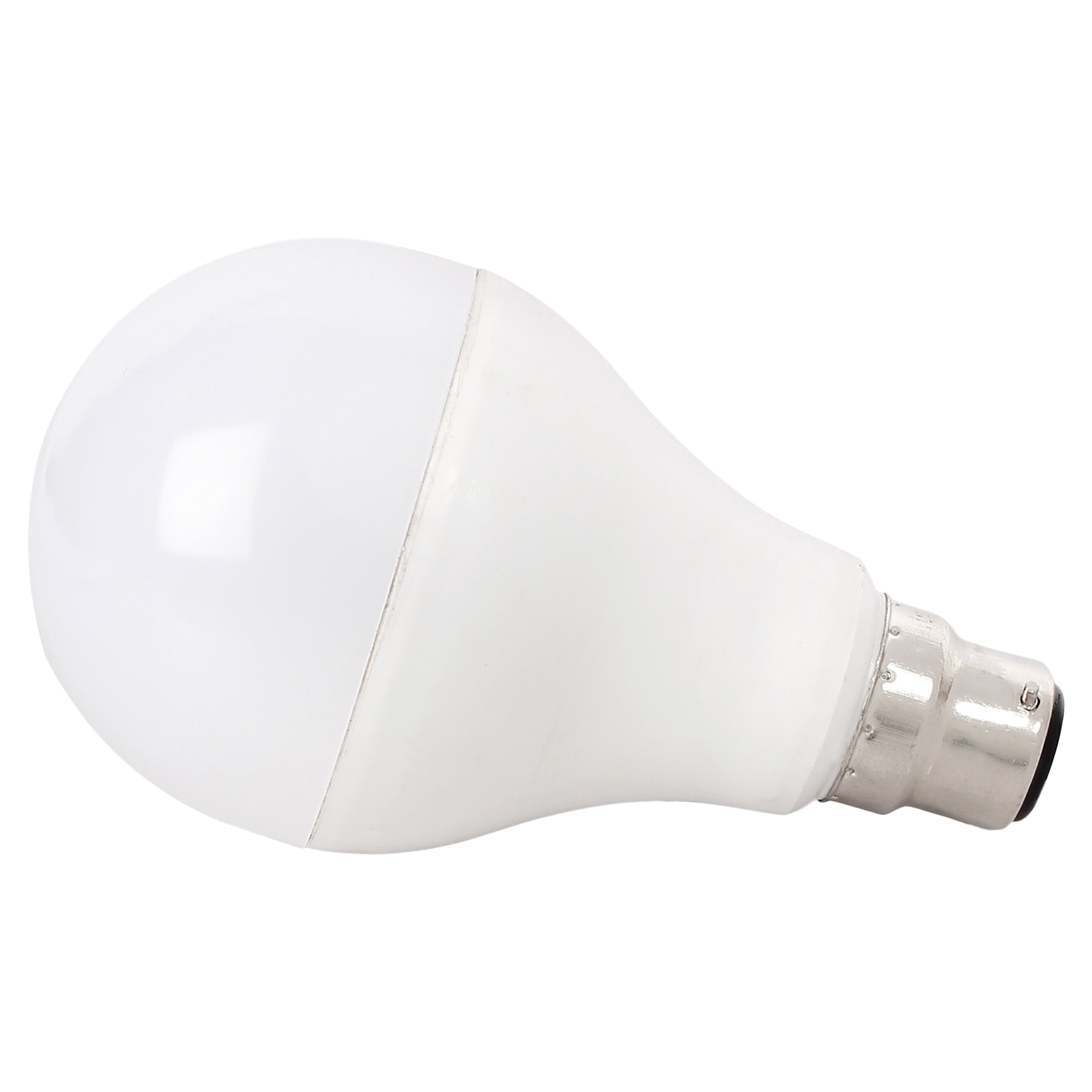 Emergency Led Bulb 9w - Material: Pc, Color: Cool White, Temp: 6500k, Power: 9w, Input Voltage: 220v, Backup: 4hr | B22 Base, Flat Top Design, Power Factor: 0.9