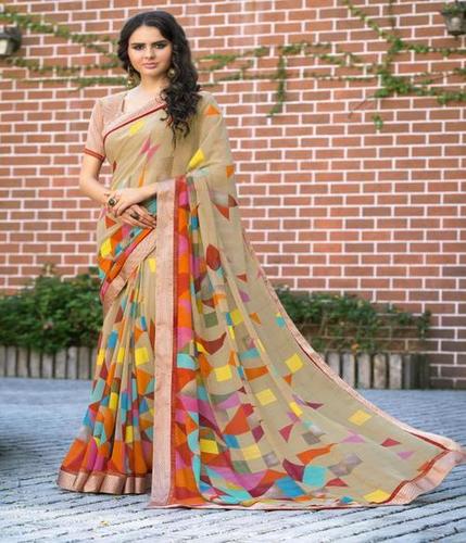 Pure Georgette Saree