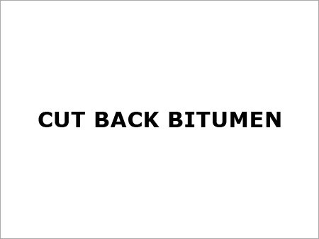 Cut Back Bitumen