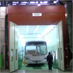 लो फ्लोर बस पेंट शॉप