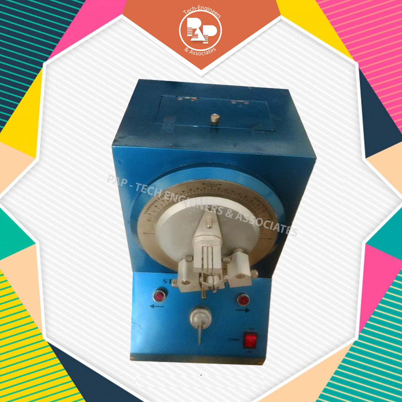 Blue Paper Stiffness Tester (Taber Type)