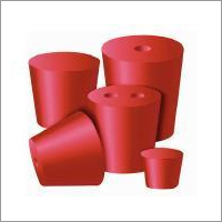 Red Laboratory Rubber Stopper