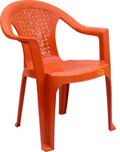 Designer Plastic Chair - Supreme Grade Plastic, 18 Inch Height | Lightweight, Durable, No Assembly Required, Smooth Finish, Ideal For Indoor & Outdoor Use