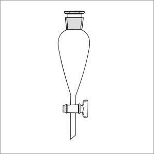 Transparent Chemical Laboratory Separating Funnels