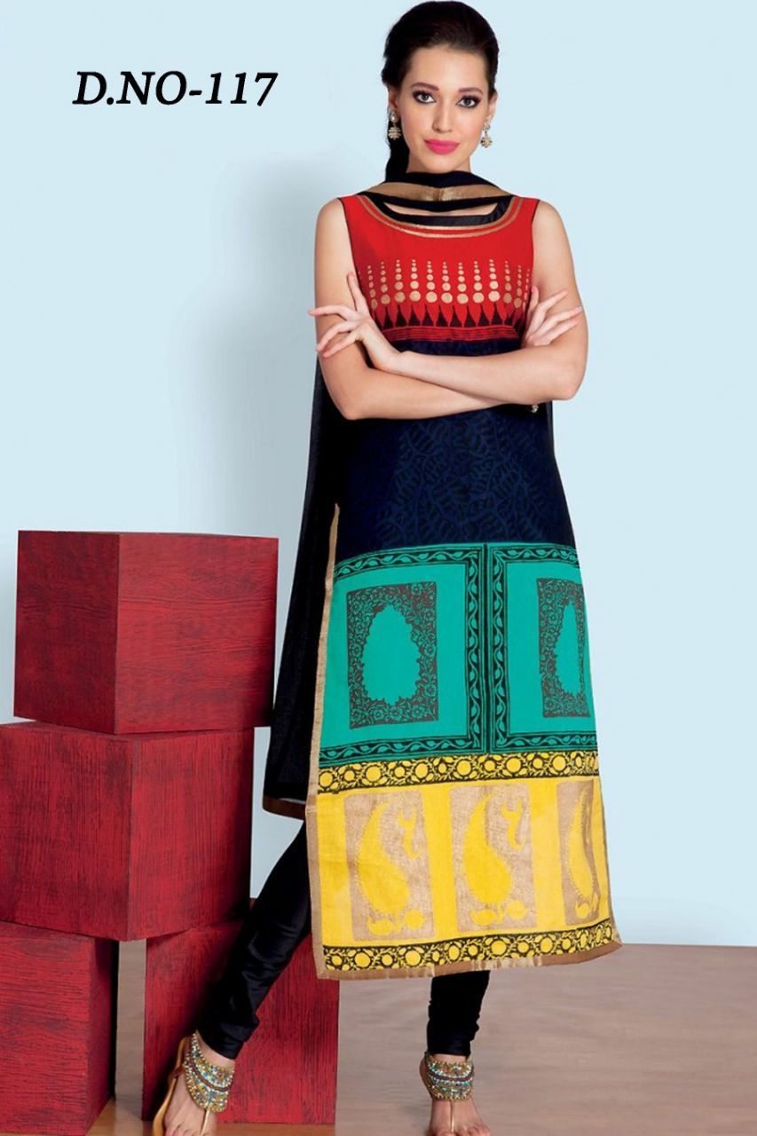 Printed Tapeta Silk Kurtis