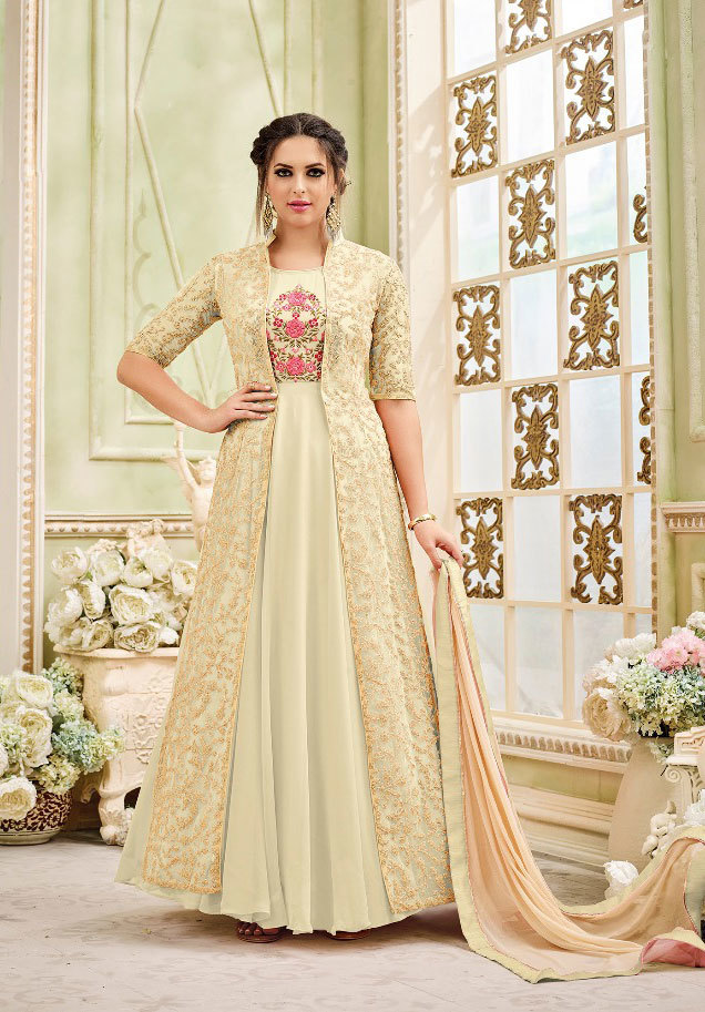 Salwar Kameez Indian Jacket Style Salwar Kameez Pakistani Long