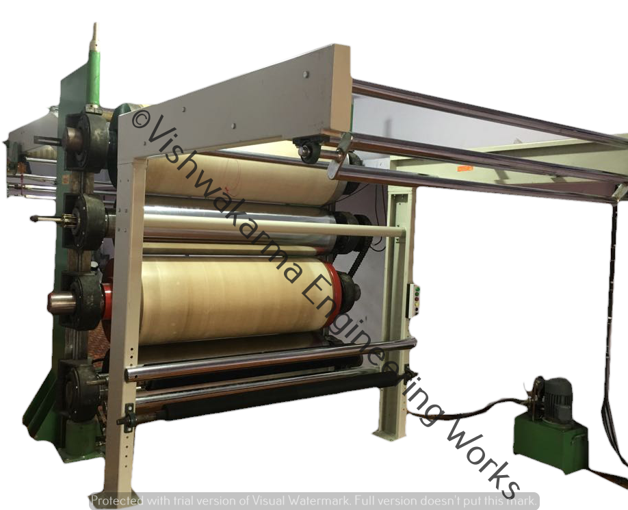 Five Roll Calendaring Machine - Color: Blue