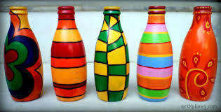 Decorative Bottles - High-quality Glass, Unique Shapes & Sizes, Vibrant Colors, Perfect For Home Decor & Gift Giving