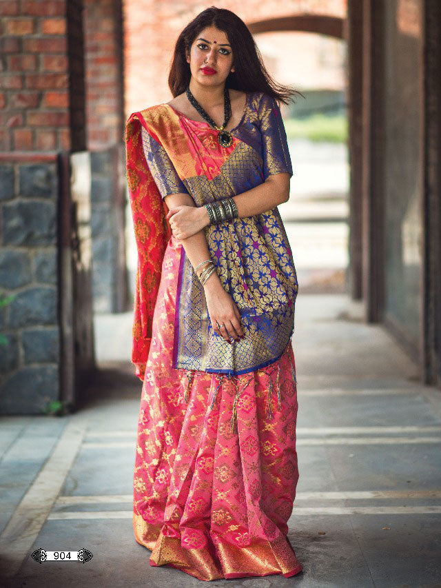 Multicolour Sethnic Patola Style Silk Saree Wholesaler In Surat Market