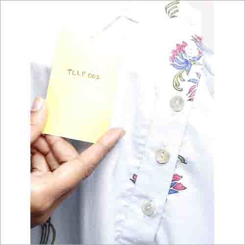 Kurtis - Cotton, 52 Inches, White | Floral Print, Elegant Design, Comfortable Fit, Round Neck, 3/4 Sleeves