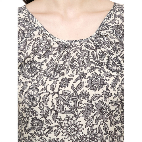 Kurtis - Cotton, S-xl, Maxi Length, Round Neck | Floral Print, Stylish Design, Comfortable Fabric, Versatile Style, Elegant Look, Perfect Fit