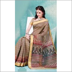 ग्रे ट्रेंडी कॉटन साड़ियां