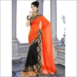 Black Zari Work Fancy Sarees