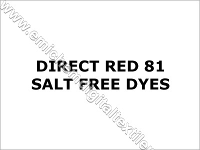 Direct Red 81 Salt Free Dyes