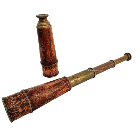 टेलीस्कोप 18 इंच ब्रास पुलआउट टेलीस्कोप