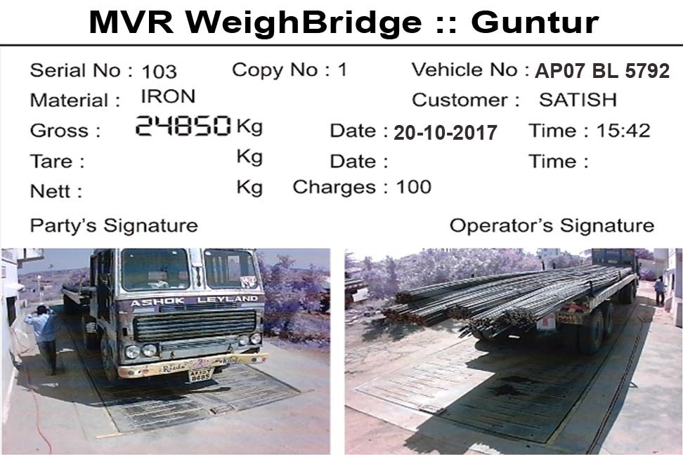 Camera Integrated Weighbridge Accuracy: As Per The Standard Mm