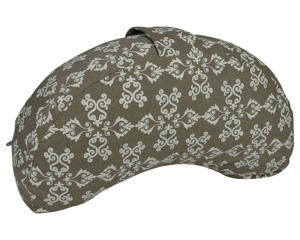 Full-printed Half Moon Cushion Dimensions: 42x20x12cm Centimeter (Cm)