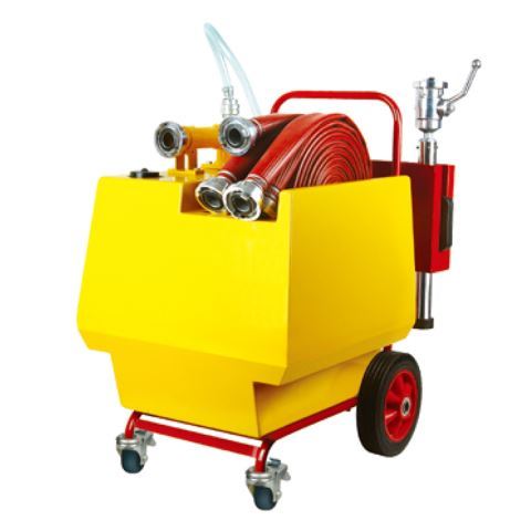 Foam Trolley - Mild Steel & Stainless Steel, Heavy Duty Fire Extinguisher For Rapid Foam Deployment