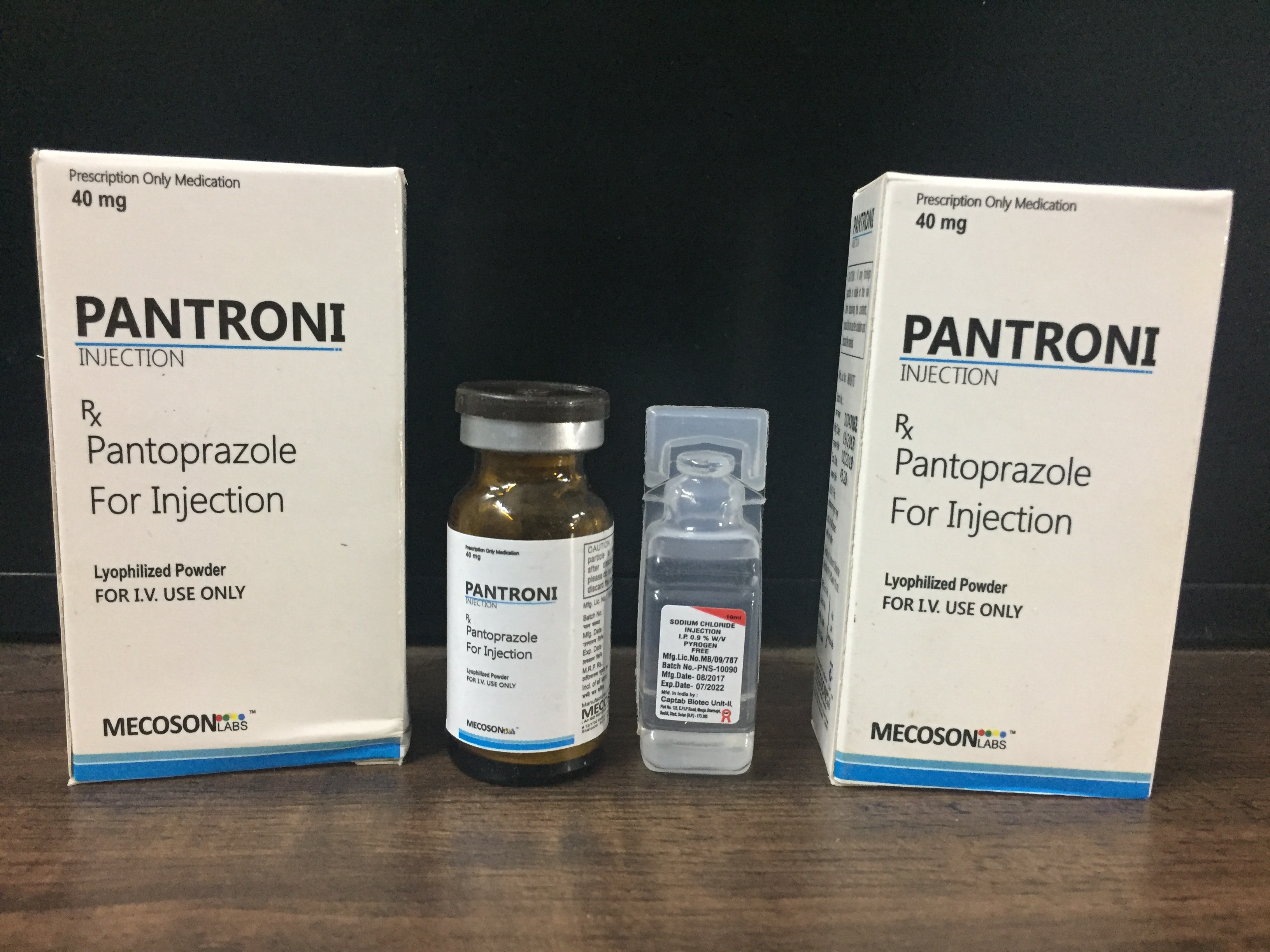 Pantoprazole Injection - 40 Mg I.v. Pack Of 10x10 Alu Alu | Liquid Formulation, Suitable For Adults And Women, 1000 Quantity Per Pack, Treats Excess Stomach Acid, Store Below 30°c