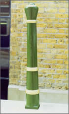 Cast Iron Bollards - Color: Black White Blue