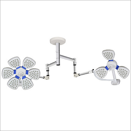 LED Operation Theater Light - 1000mm x 600mm x 1000mm, Aluminum Material, 150W Power, 220V Voltage, 6000K Color Temperature, Flexible Suspension System