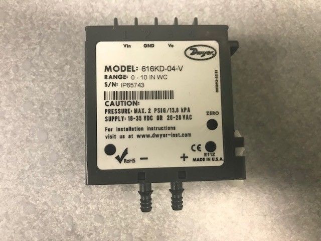 Dwyer 616kd-07 Differential Pressure Transmitter Measure Pressure Of: Gas