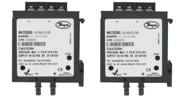 Dwyer 616kd-13 Differential Pressure Transmitter Accuracy: A 2% Fs %