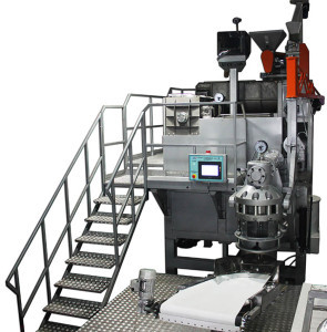 Macaroni Pasta Extruder Machine - Stainless Steel, Automatic, 90-100 Kg/hr Output | Robust Design, Smooth Operation, High Efficiency