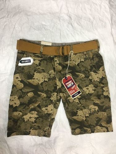 Mens Military Cargo Capri - Cotton Fabric, All Standard Sizes | Summer Versatile Style, No Fade, Printed Pattern for Fashionable Men