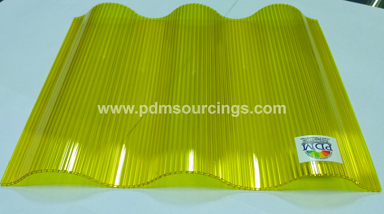 Polycarbonate Corrugated Gi Sheet Length: 2.44
