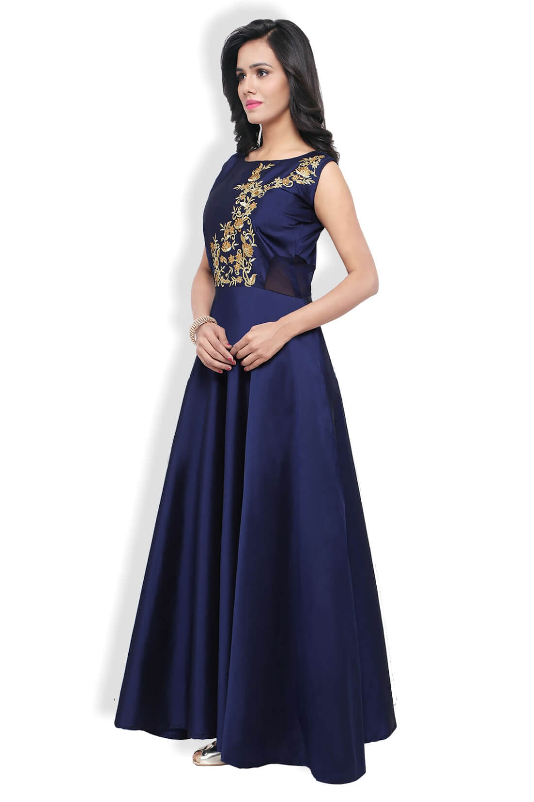 Navy Blue Party Gown