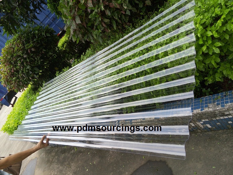Polycarbonate Corrugated Gi Sheet Length: 2.44