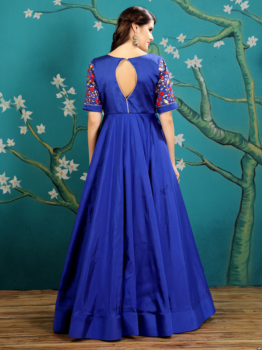 Navy Blue Party Gown