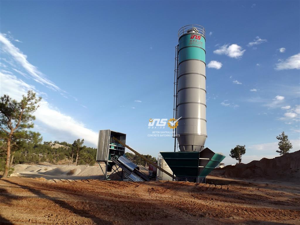 Dry Type Portable Concrete Batching Plants